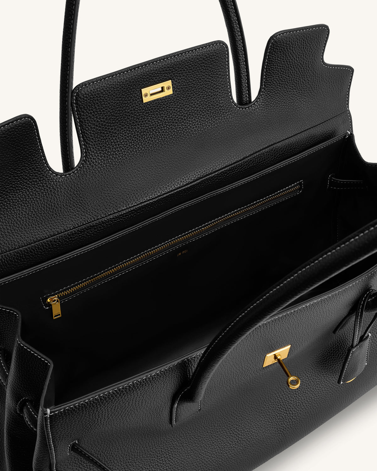 Yara Large Shoulder Bag - Black
