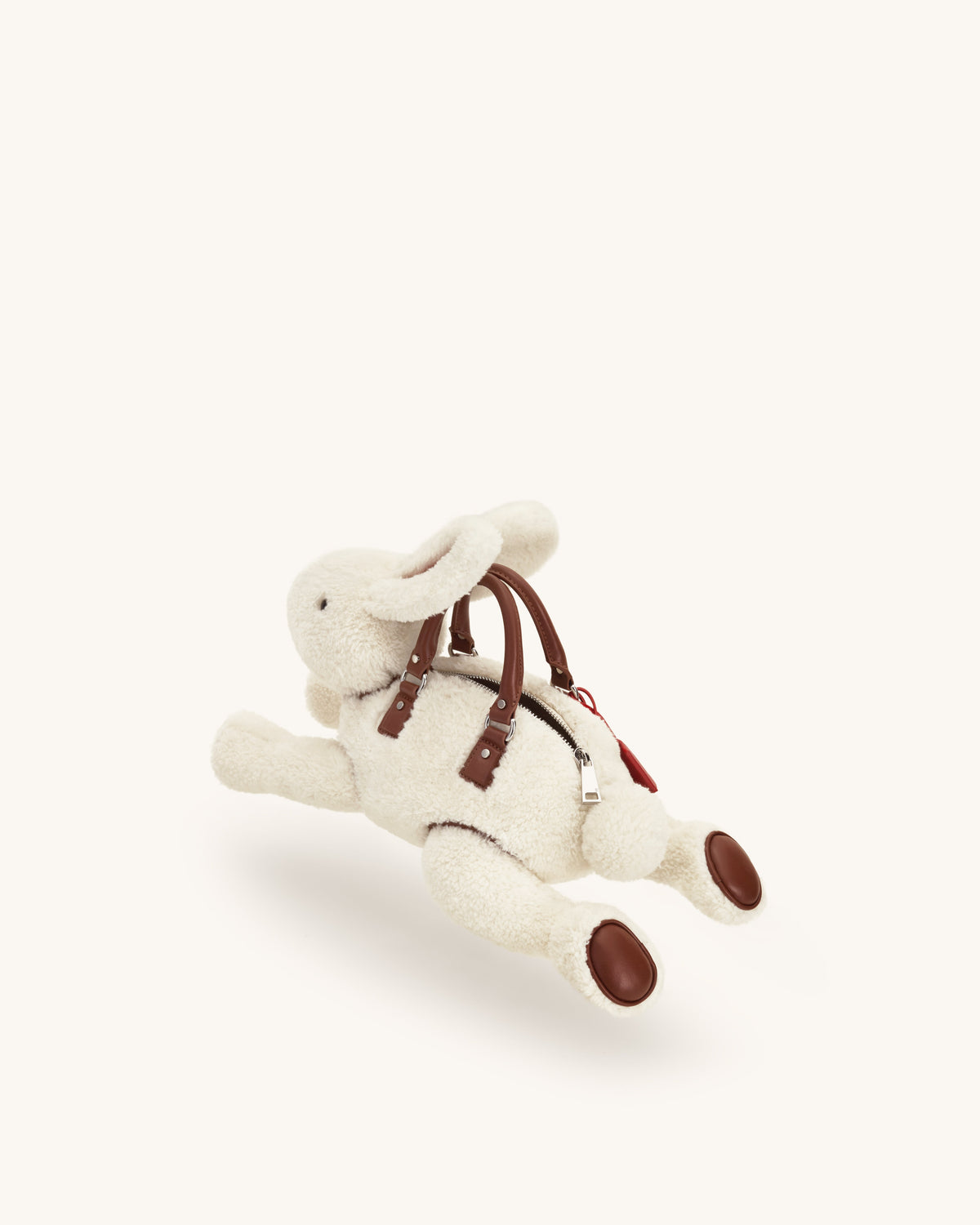 Bella Bunny Shaped Top Handle Bag - White