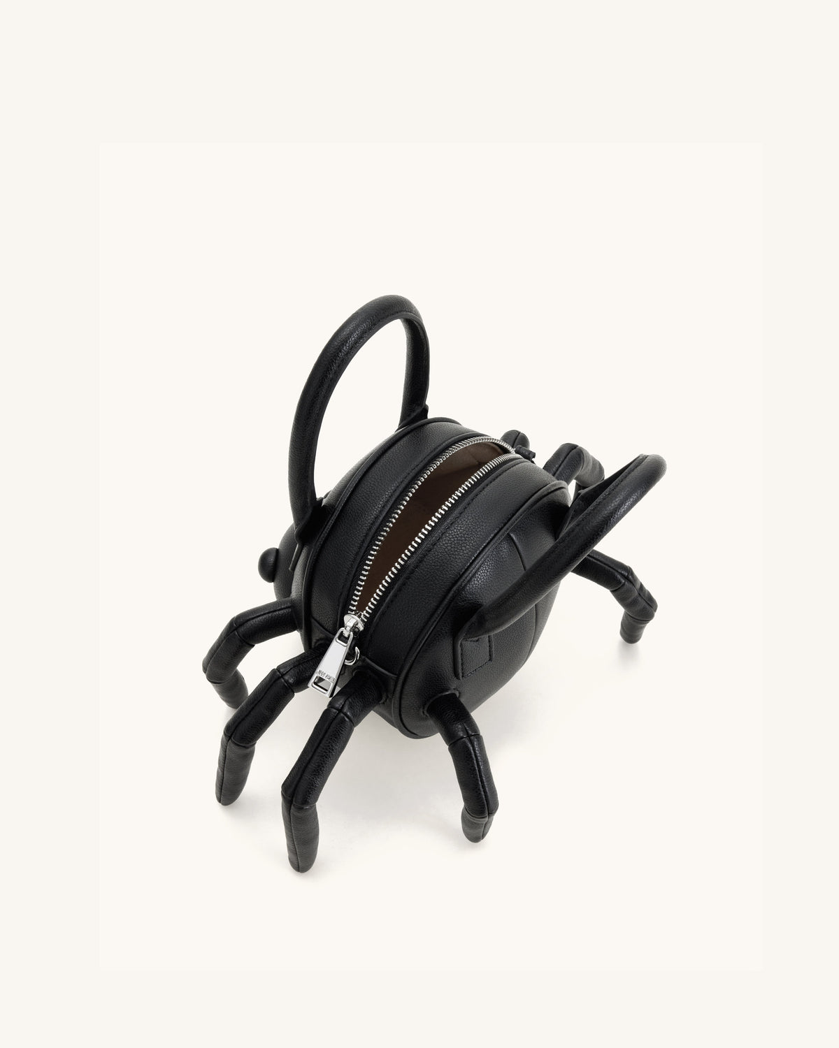 Siena Spider Shaped Top Handle Bag - Black