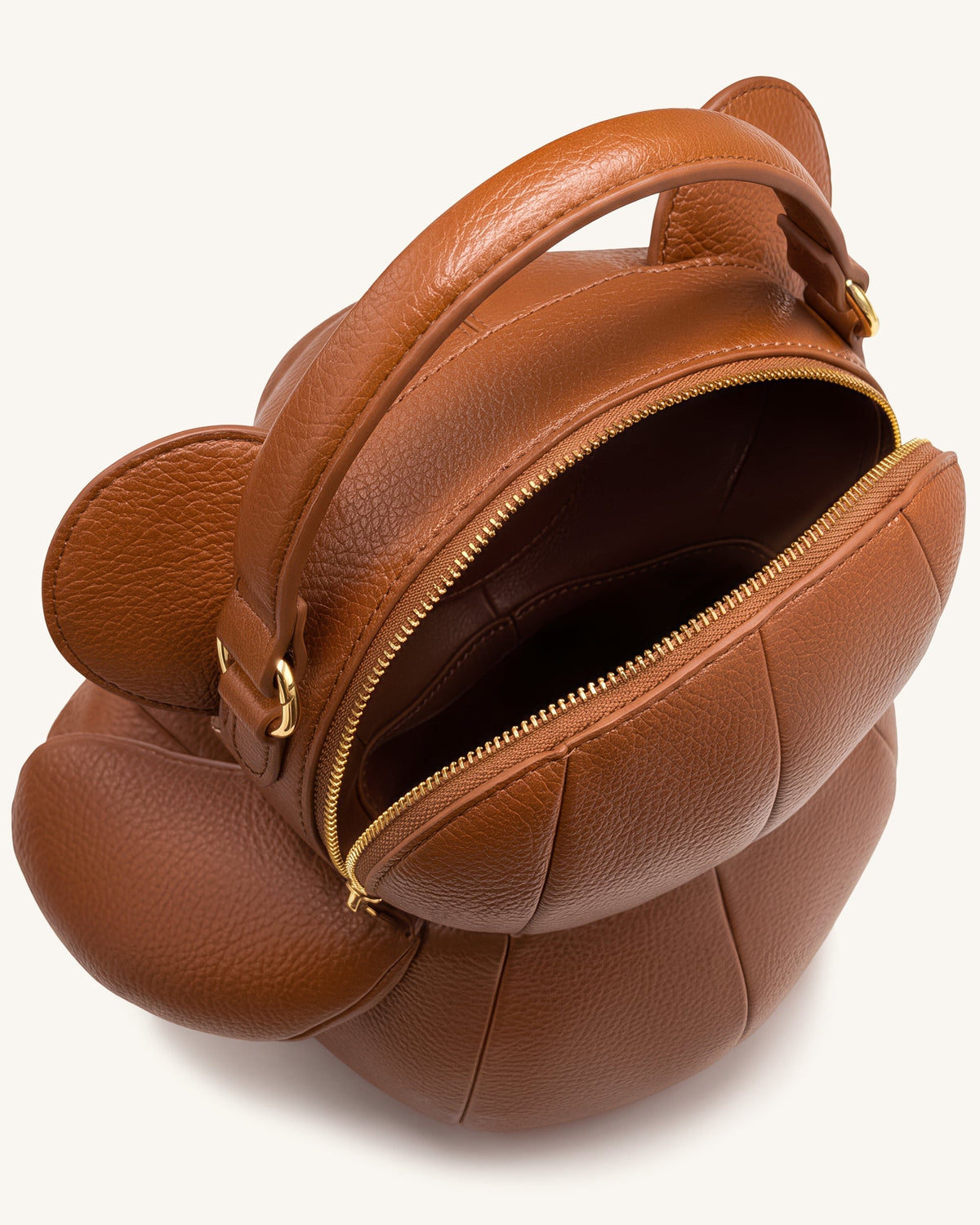 Teddy Bear Novelty Crossbody Bag - Brown