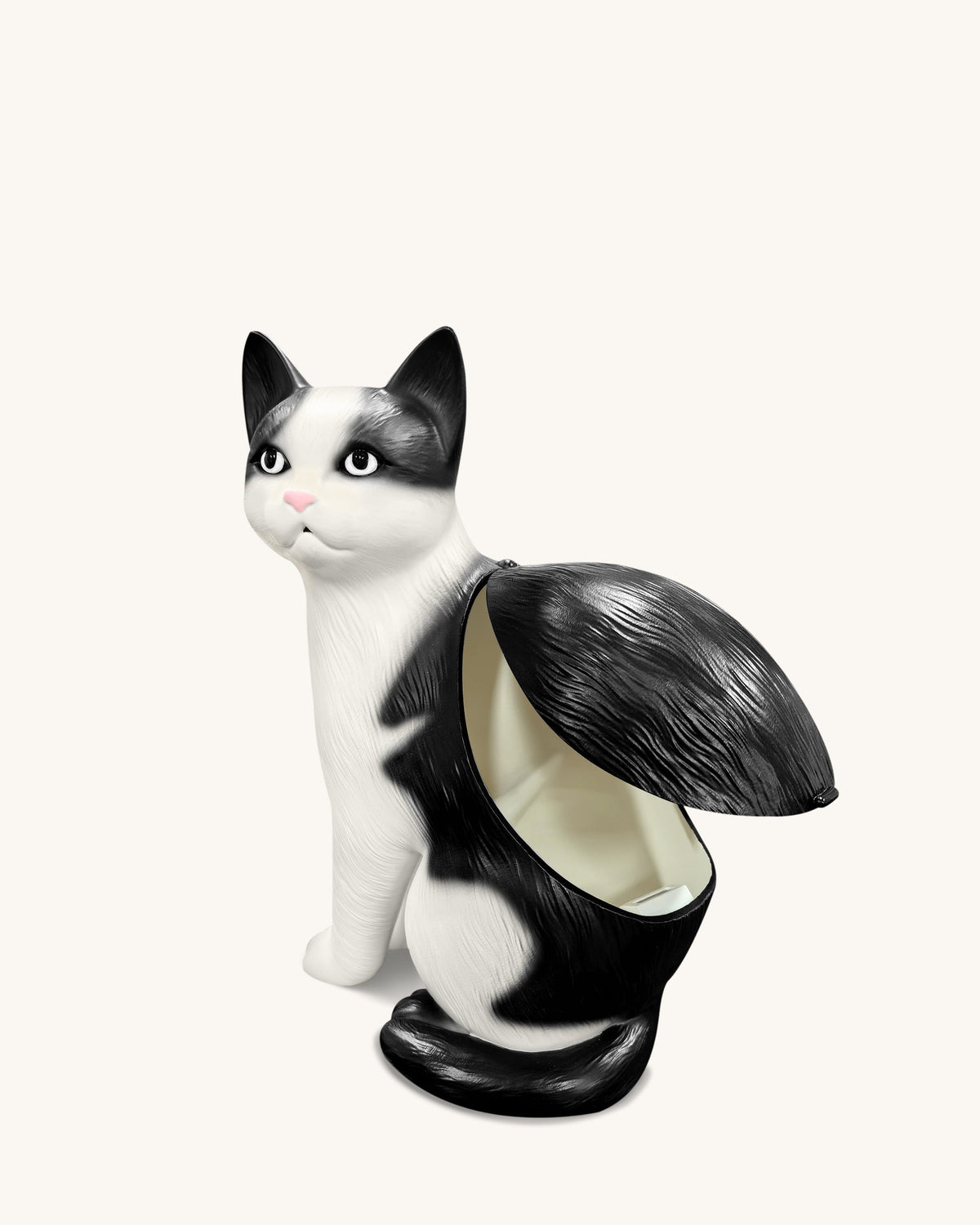 Elsie Cat Clutch - White