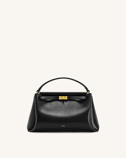 Carmen Top Handle Bag - Black