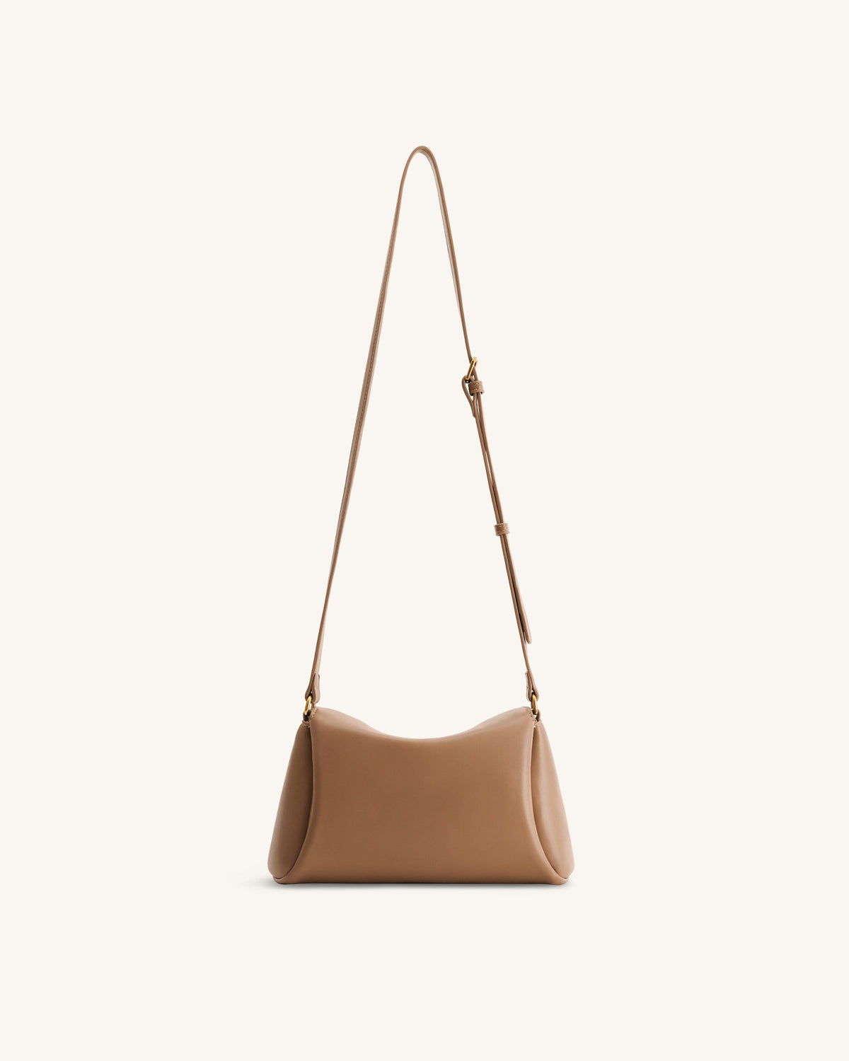 Greta Twist-Lock Crossbody Bag - Brown