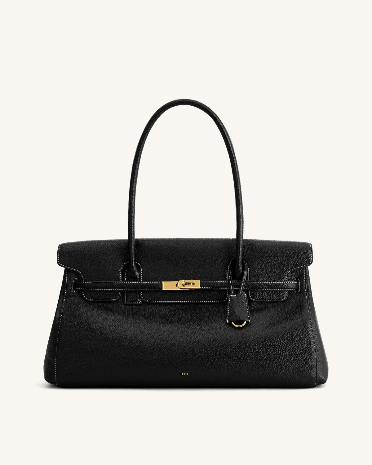 Yara Large Shoulder Bag - Black
