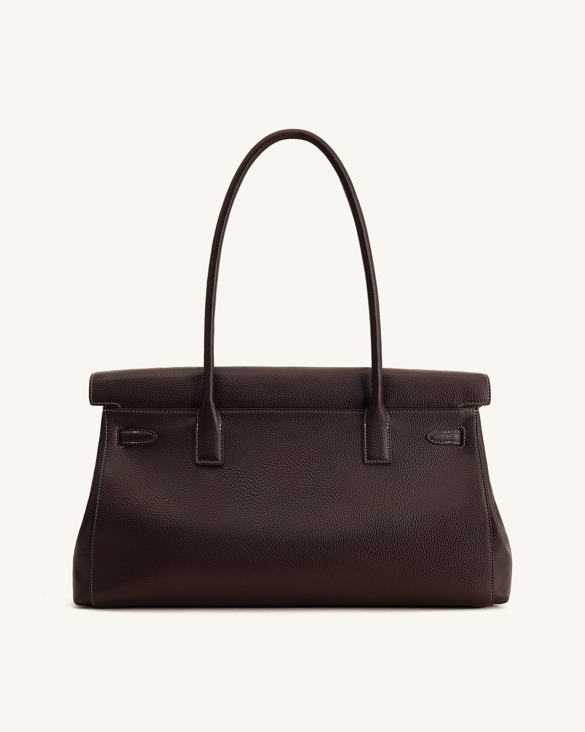 Yara Large Shoulder Bag - Dark Brown