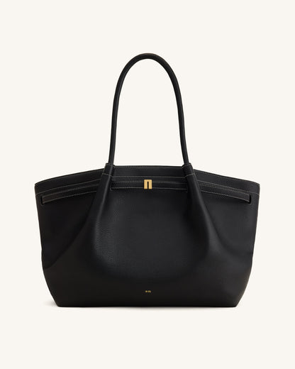 Hana Large Tote Bag - Black
