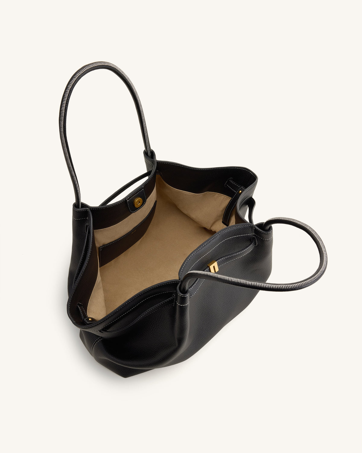 Hana Large Tote Bag - Black