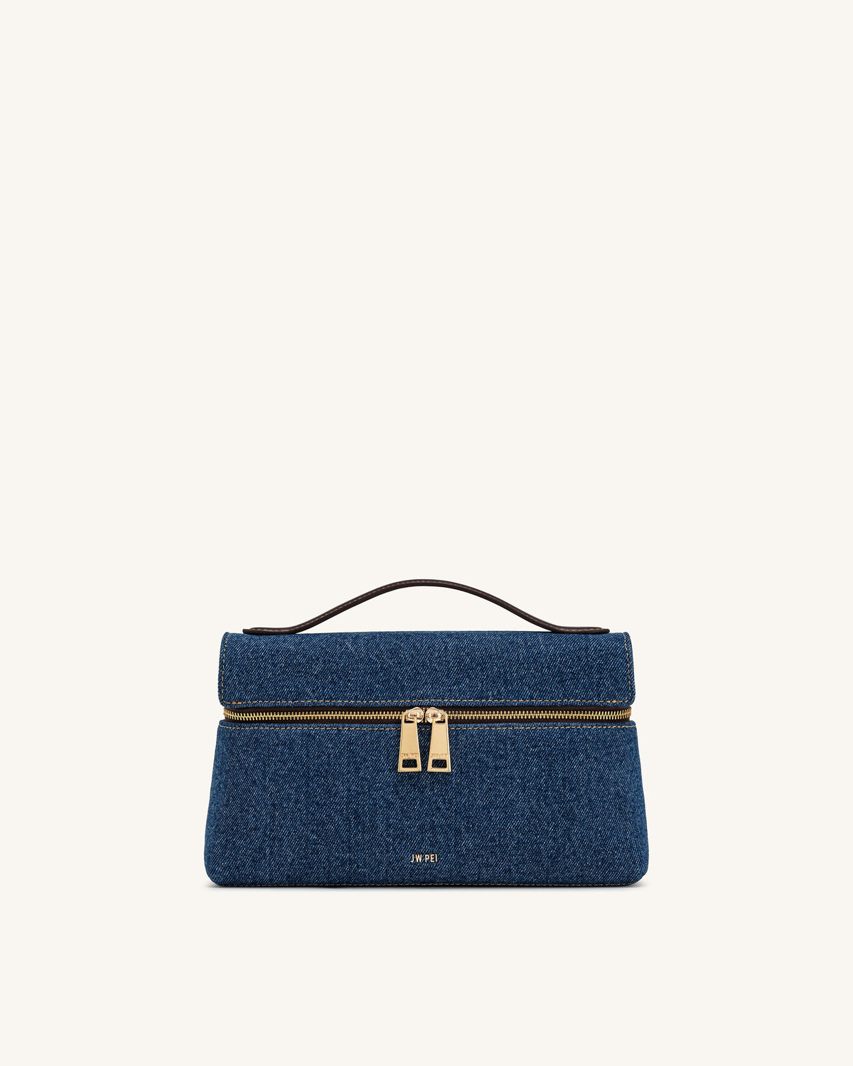Thea Top Handle Bag - Blue Denim