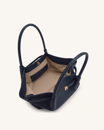 Hana Medium Tote Bag - Navy Blue