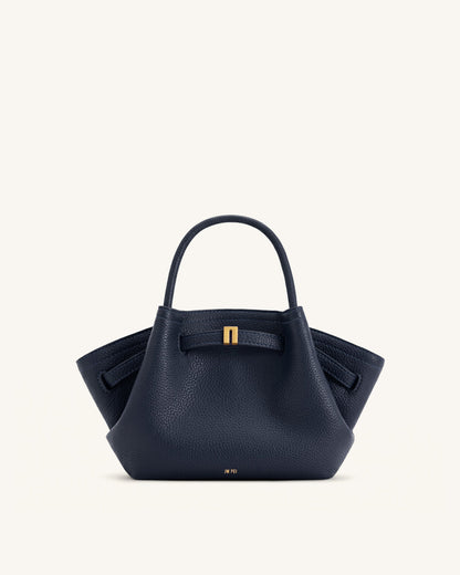 Hana Mini Tote Bag - Navy Blue