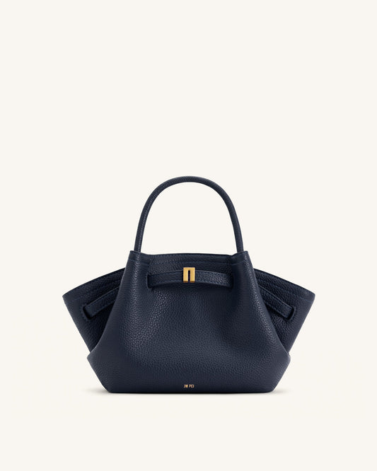 Hana Mini Tote Bag - Navy Blue