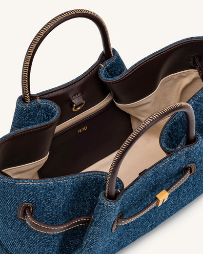 Maeve Tote Bag - Blue Denim