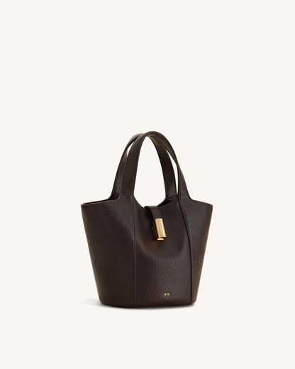 Bella Bucket Bag - Dark Brown