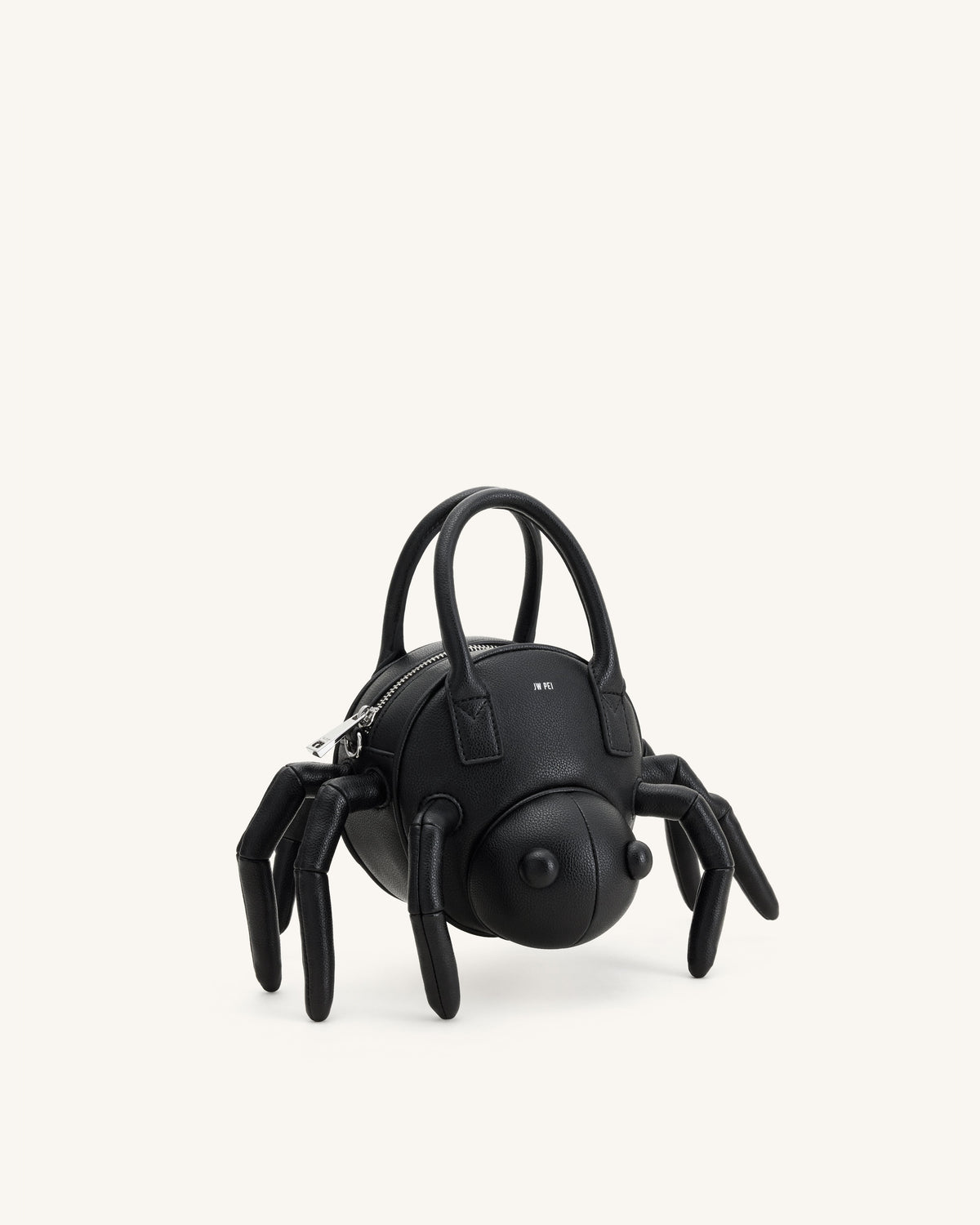 Siena Spider Shaped Top Handle Bag - Black