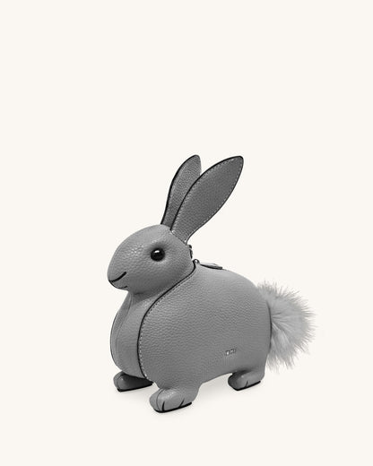 Alena Bunny Crossbody Bag - Grey