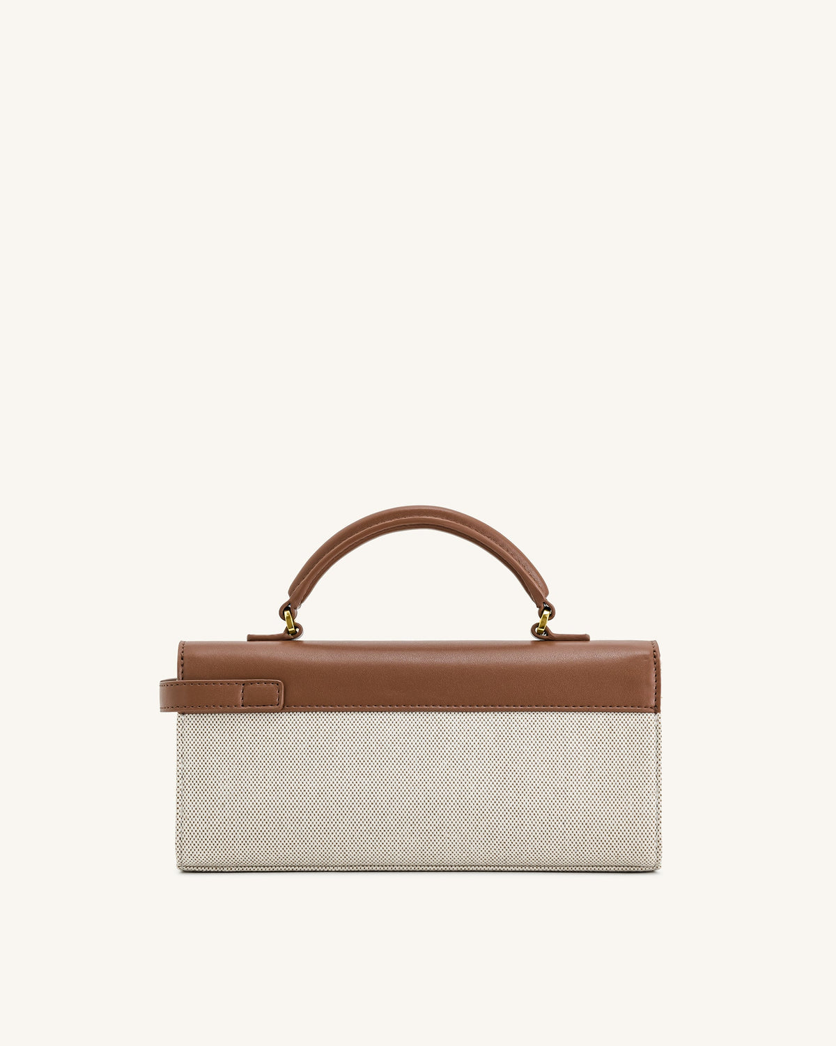 Keyla Top Handbag - Brown Canvas