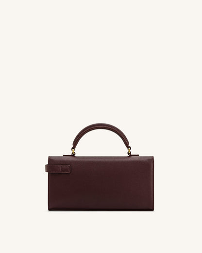 Keyla Top Handle Bag - Deep Burgundy