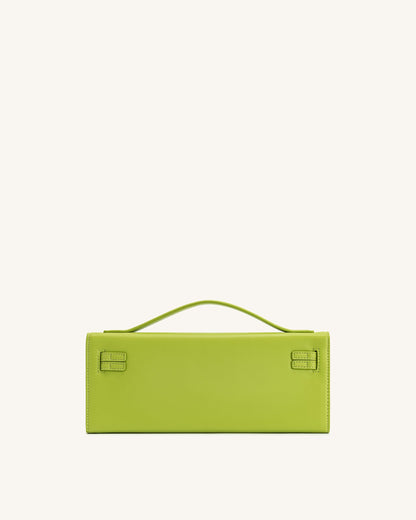 Bria Structured Top Handle Bag - Green