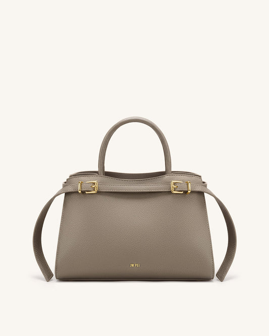 Ella Structured Tote - Taupe