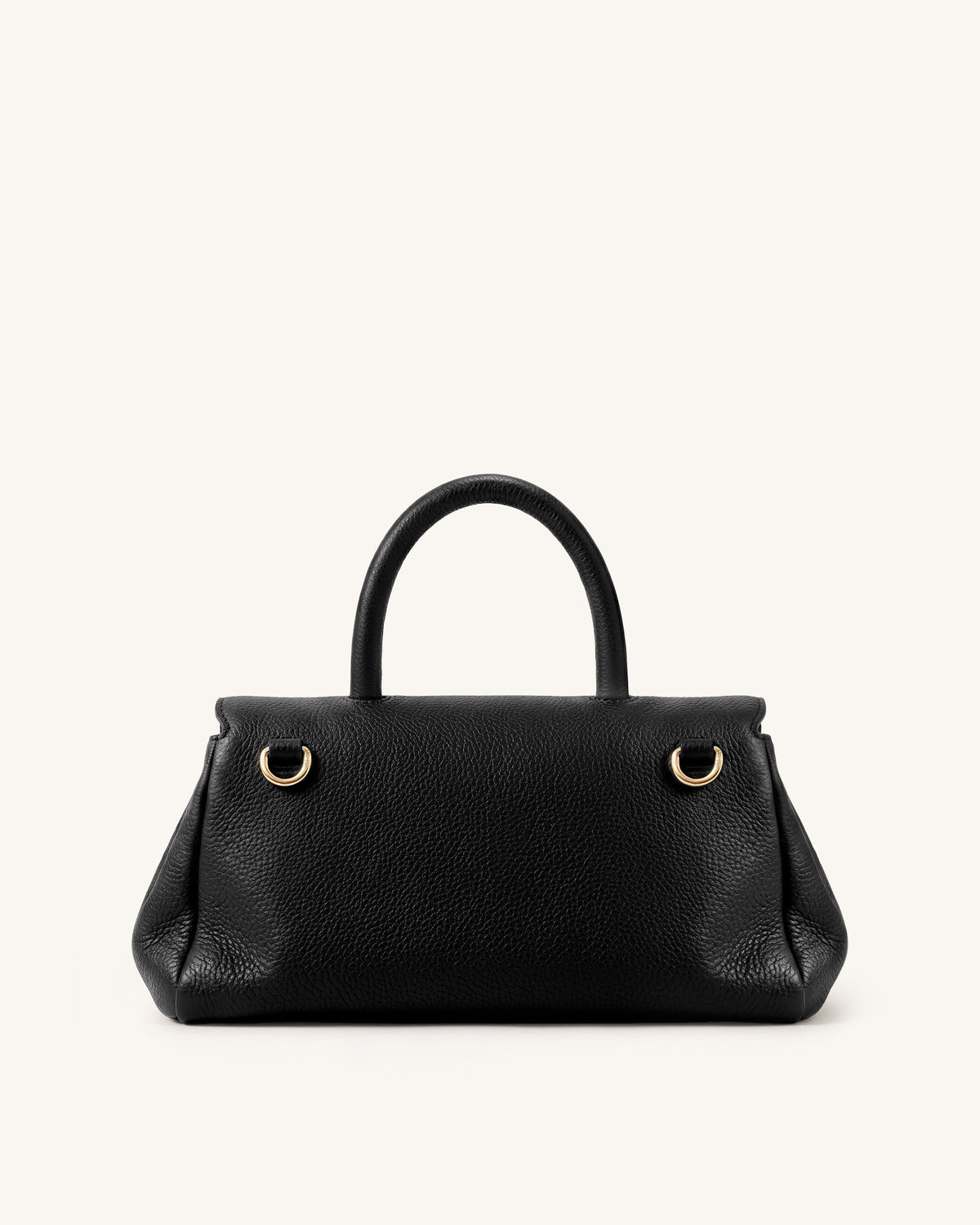 Evania U-Lock Top Handle Bag - Black