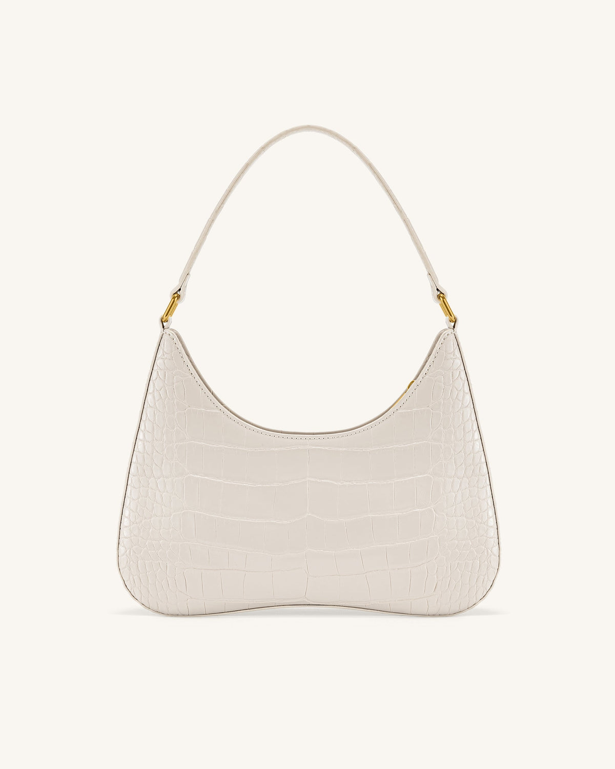 Ruby Shoulder Bag - White Croc