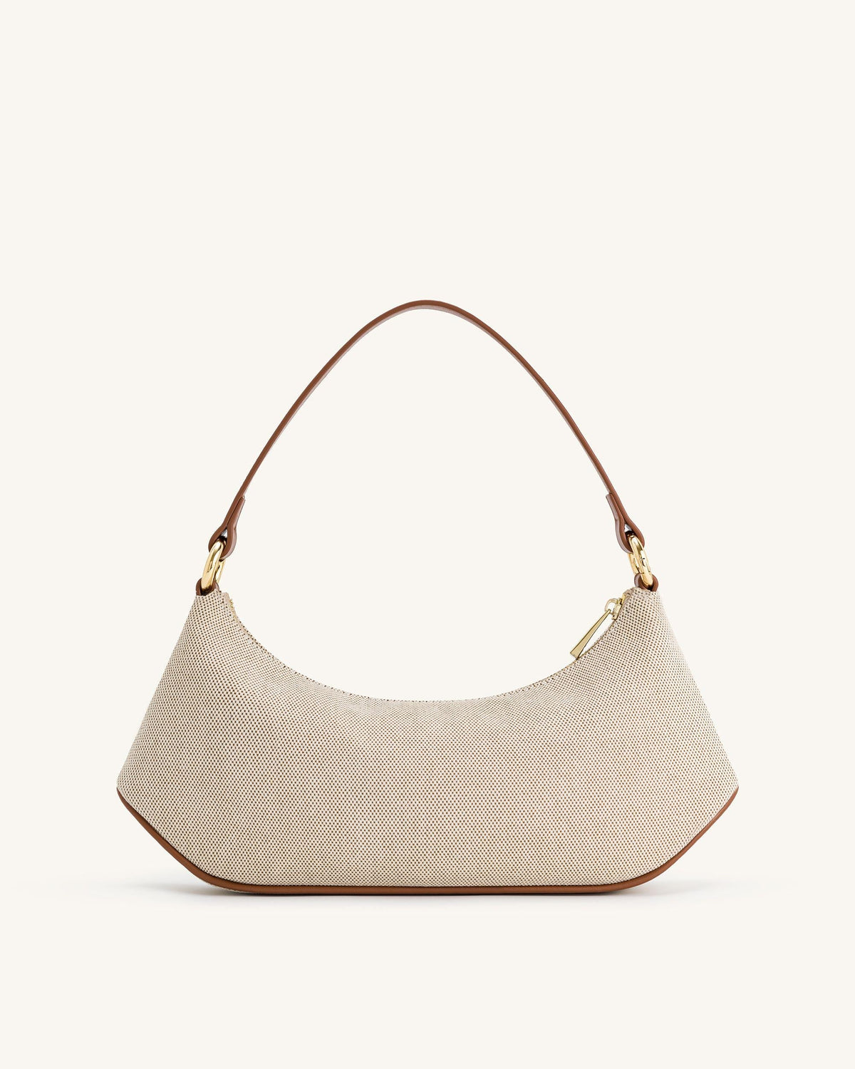 Lily Shoulder Bag - Brown Canvas