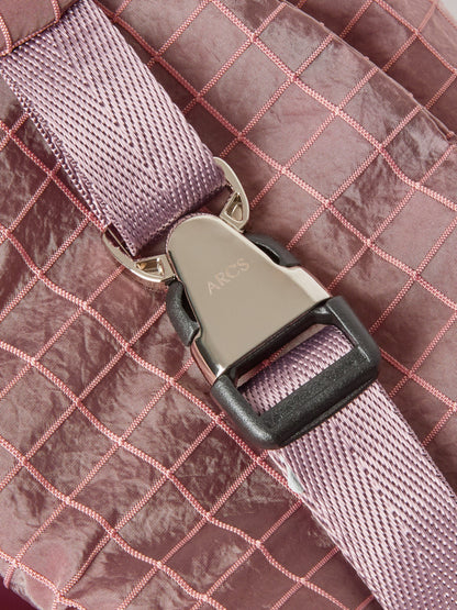 MOMENTARY HAT in ROSE Windowpane
